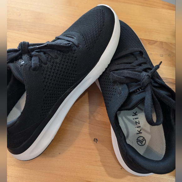 Kizik Athens Women's Shoes Size 9 Black & White Step in Recovery Comfort Sneaker - Picture 11 of 17